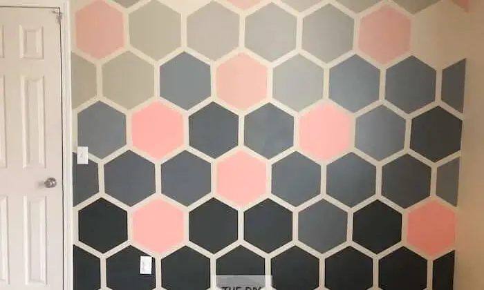 Ombre Hexagon Wall