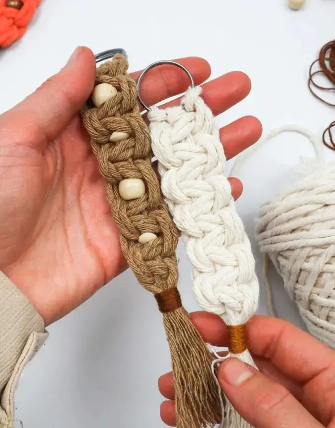 DIY Macrame Keychain