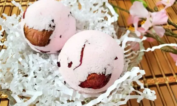 Rose Petal Bath Bombs